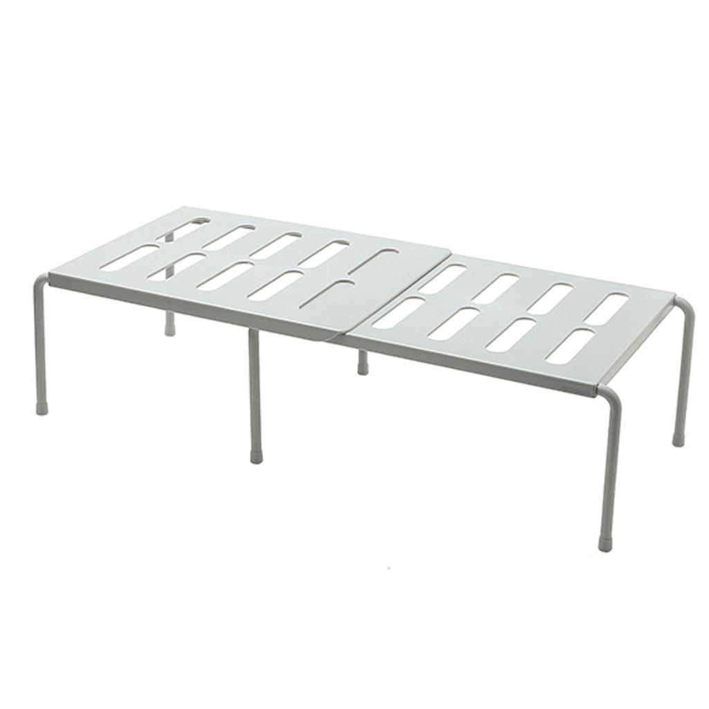 Retractable Kitchen Shelf Multifunctional Expandable Stackable Sliding Rack Space Saving Home Cabinets Tableware Organizer Rack
