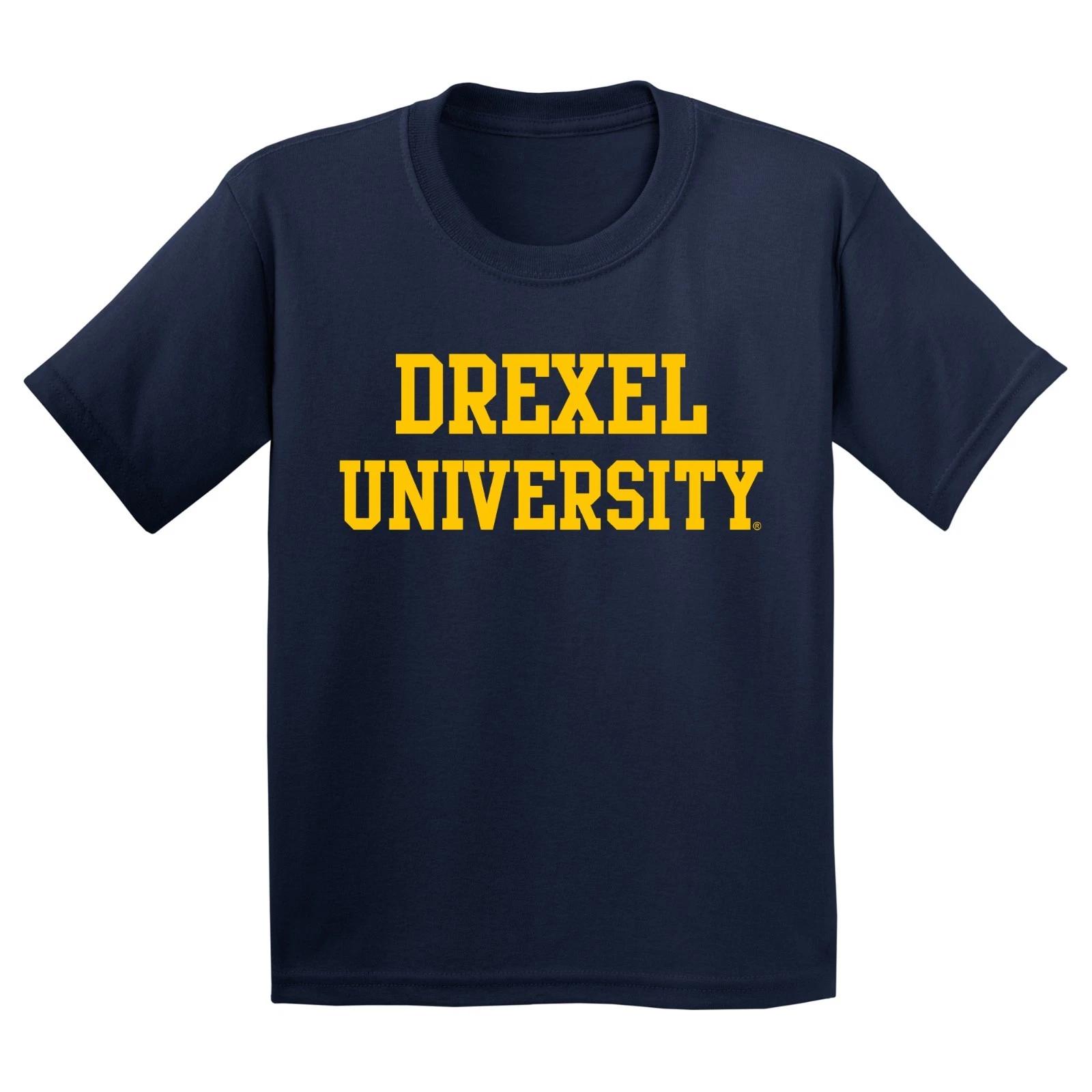 Drexel University Dragons Basic Block Youth T-Shirt - Navy M