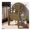 Extra-Thick Rattan Chair for Outdoor or Indoor Terrace Leisure