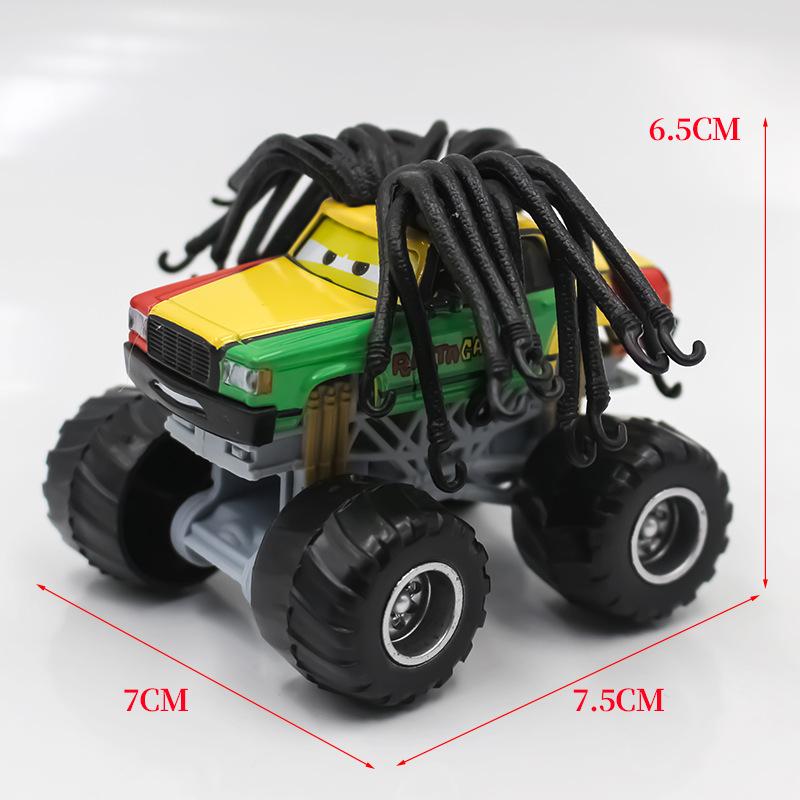 Alloy Race Car Big Foot Long Hair Wrench High Wheel Series Toy for Kids