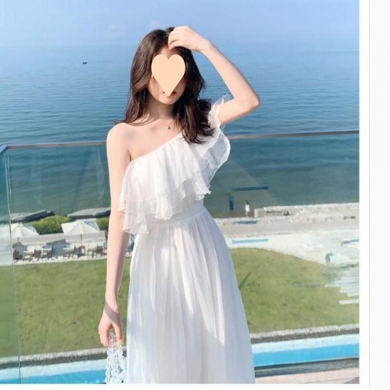 Ruffle Sleeve Dress With Abstract Print For Spring And Summer Wear