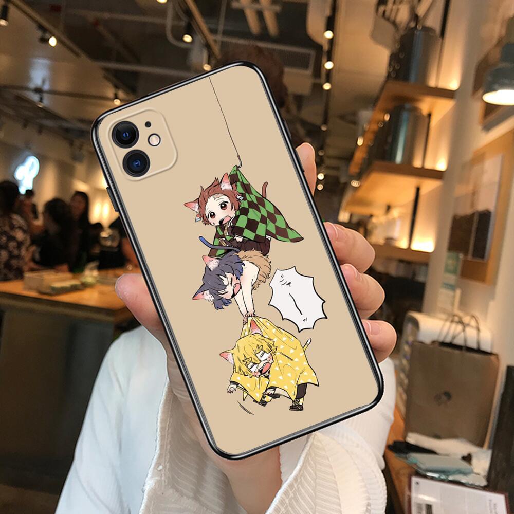 Kamado Nezuko Kimetsu No Yaiba Demon Slayer TPU Weiche Handyhüllen Für iPhone 13 Pro Max Hülle 12 11 Pro Max 8 PLUS 7PLUS 6S XR X X