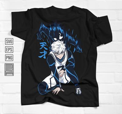 Anime Character Vector, Print Ready SVG EPS PNG