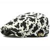 HT4838 Berets Spring Autumn Men Women Cap Vintage Leopard Artist Painter Beret Hat Male Female Ivy Flat Cap Adjustable Beret Cap