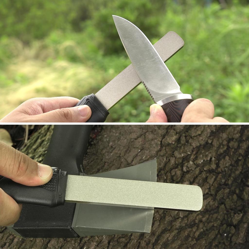 SHARPAL 121N Bıçak Elmas Balta ve Kaba 325mm Kaba Bileme 1200mm Bitirme Yüzeyi Çubuk Tipi Bileyici, Çift Taraflı Bileme Taşı, Bileme,