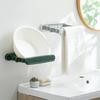 Foldable Garbage Bag Holder Kitchen Cabinet Door Hanging Trash Can Waste Bin Bathroom Basin Towel Storage Rack Kitchen Organizer