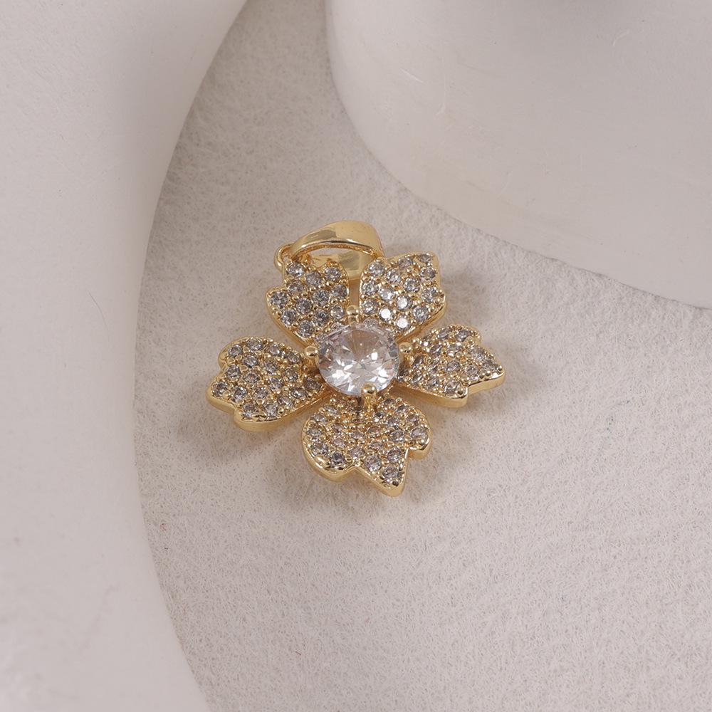 Подвеска-ожерелье/Серьги с подвесками в виде четырехлистника и бабочки из страз, Аксессуары для DIY