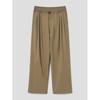 Saendeusaundeu Suiting Fabric Banding Pants Yellowish Brown