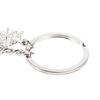 1ks Stříbrné ledové brusle Přívěsek na klíče Snowflake Přívěsek na klíče Skating Keychain