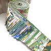 40PCS Colorful Printed Patchwork Fabric Jelly Roll Sewing Material Fabric  Sewing