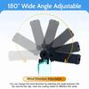 Wall Mounted Fish Tank Cooling Fan Mute Operation Adjustable Wind Speed Aquarium External Fan Energy Efficient