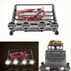 RC /10 Alloy Roof Rack W/ Round LED Light for Axial SCX10 Crawler Kits