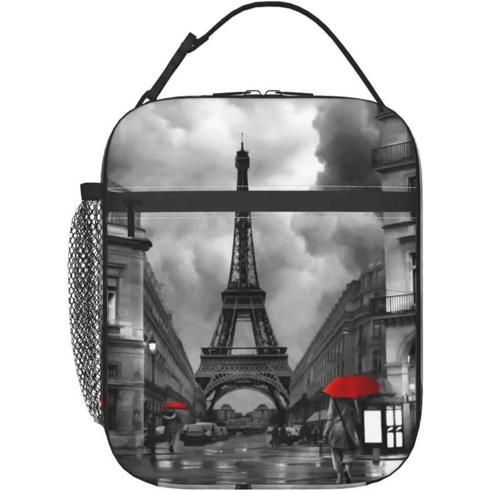 Lunch Bags  Eiffel Tower Lunch Box for Men Women Insulated Reusable Portable Lunch Tote Adults Lunch Bag for Office