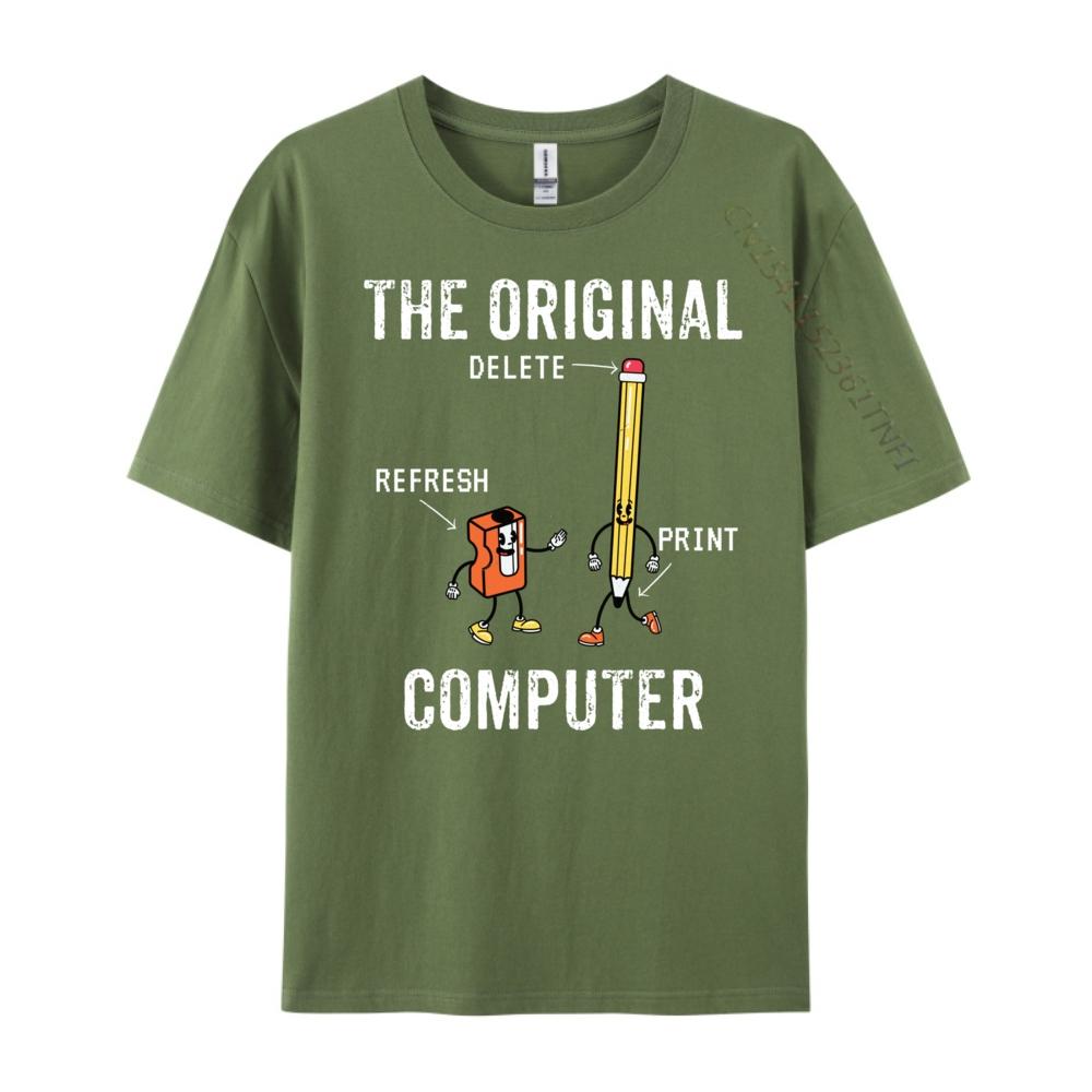 The Original Computer Sarcastic Novelty Clothing Camiseta Masculina Easter Day
