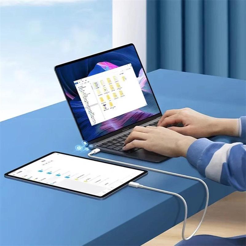 Fast Charger 120W 10A PD Dual USB C To Type C Quick Charging Cable High-speed Data Transfer Wire Cord For Samsung Mi