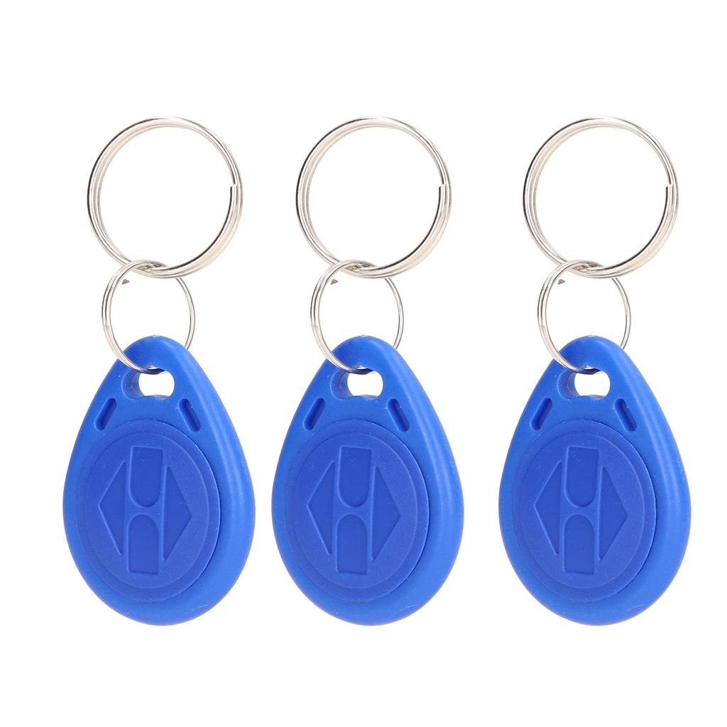 100 Pieces RFID Key Fob Keychain Readable Door Access Control Token Tags for Residential Apartment