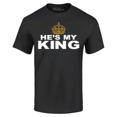 Lui è il mio Re T-shirt Maglietta da Coppia