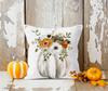 Pumpkin Design Fall Pillow Cover Halloween Orange Cushion Autumn Fall Pillow Case Orange & Green Pumpkins Pillowcase