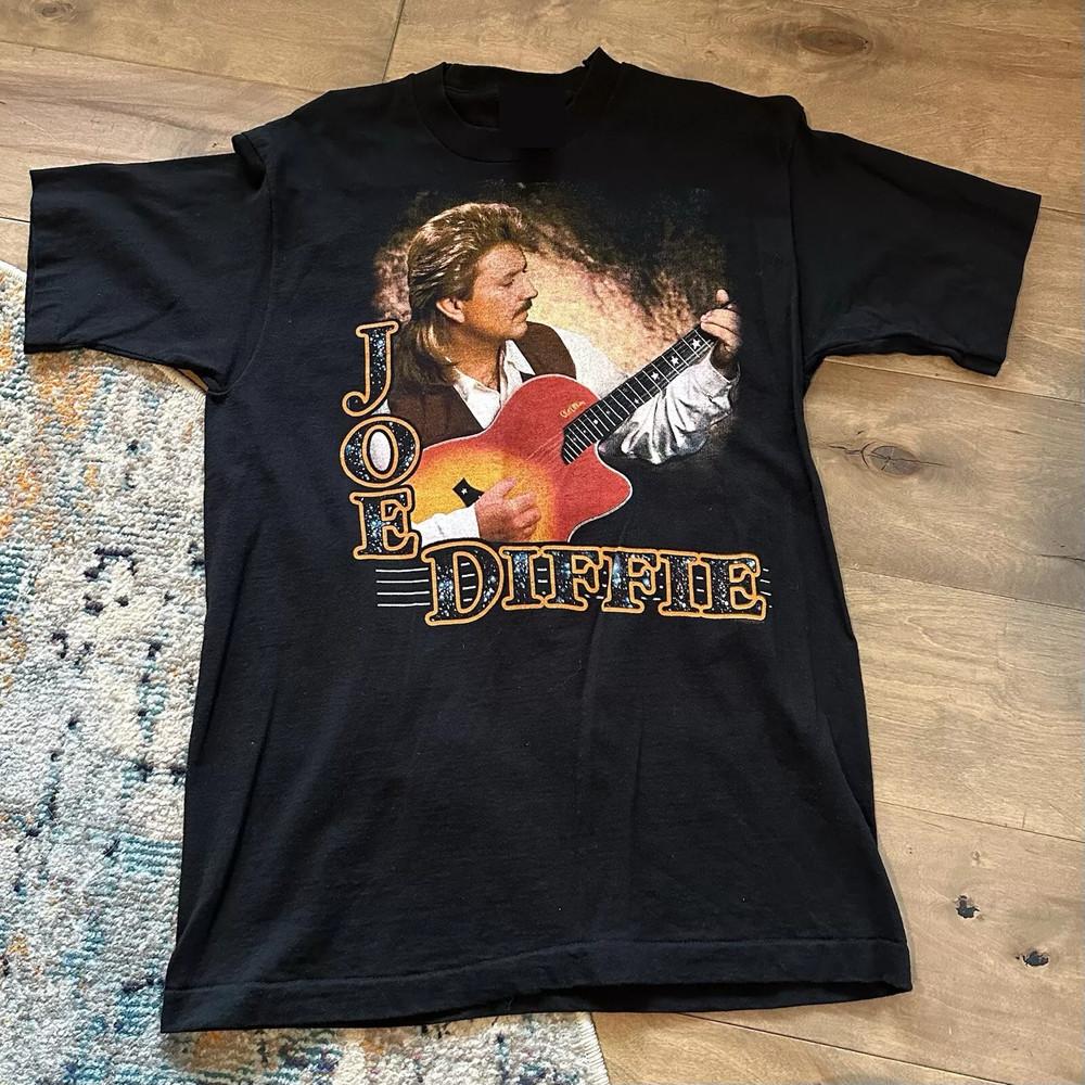 1990 Joe Diffie Cotton Shirt Unisex Concert S to 5XL SG279 Unisex T-Shirt S