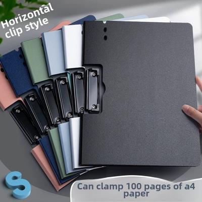 A4 File Folders, Documents Organizer, Clipboard with Cover, Paper Folder for Business & School, Stationery & Office Supplies