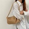 Same With 2021 New Handbag Shoulder Bag Thick Chain Fold Cloud Bag CLE