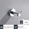 304 Stainless Steel Wall-Mounted Clothes & Towel Hook for Bathroom, Kitchen, Hotel.