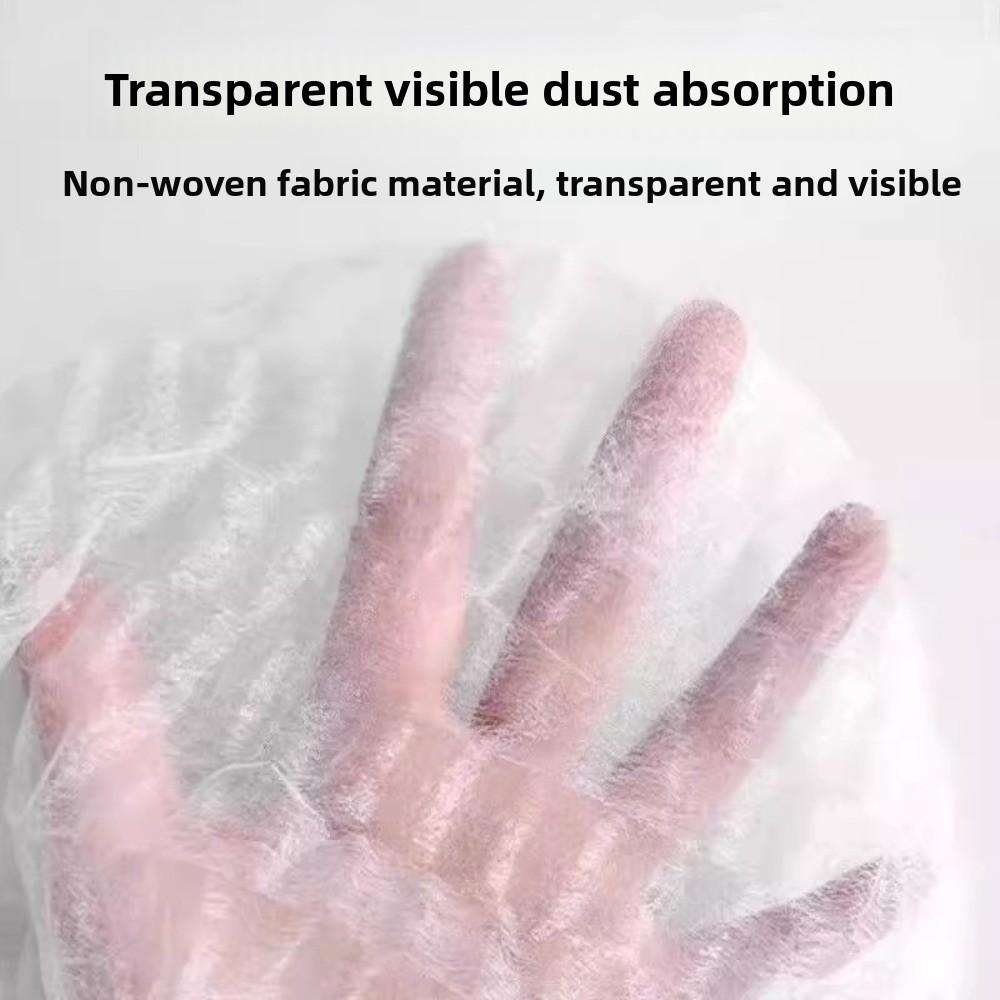 50Pcs/100Pcs Portable Disposable Broom Cover Hair Absorbent Non-woven Fabric Broom Dust Cover Household Electrostatic Dust Paper