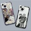 Anime Jujutsu Kaisen Phone Case For iPhone 16 15 14 13 12 11 Pro Max XS X XR SE 7 8 Plus Mini SE Shockproof Transparent Cover