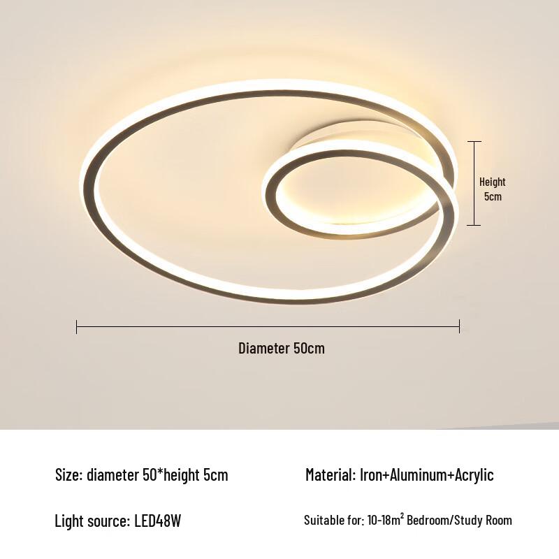 Nufeng Minimalist LED Tri-Color Dimming Lamp
