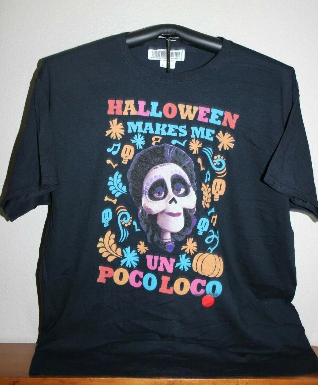 HALLOWEEN MAKES ME UN POCO LOCO T-Shirt, X-Large in Black S