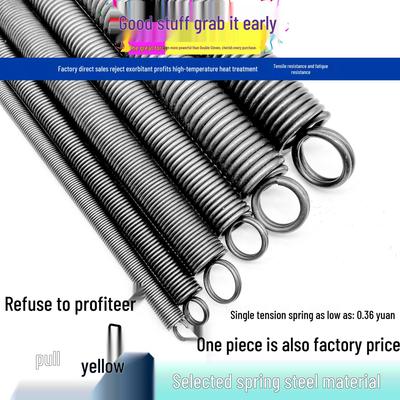 Mechanische Doppelhaken-Zugfeder, 0,3-6mm Drahtdurchmesser, 300mm Länge