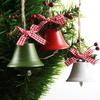 2025 Christmas Hanging Jingle Bells With Christmas Bow/Berries Antique Holiday Chic Bells For Home Party Decoration