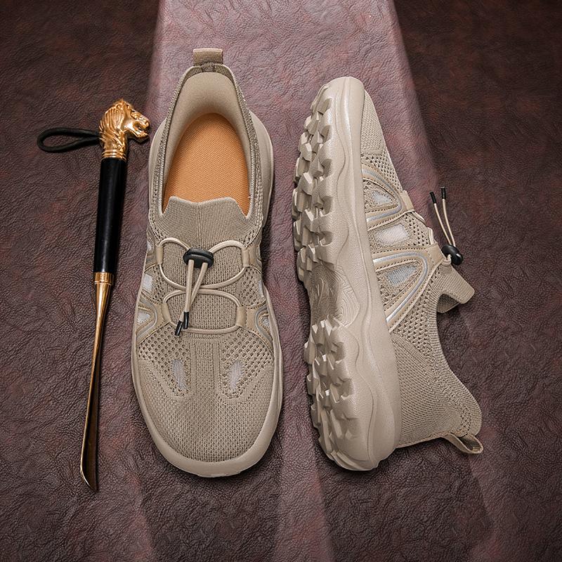 

Large size wide-toe casual shoes, mesh fabric, breathable, men s shoes, fashiable, anti-slip, soft sole, sports shoes 50