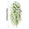 1/2pcs Artificial Fake Hanging Plants Flowers Faux Silk Morning Glory Long Vines for Home Garden Porch Patio Plant Outdoor Decor