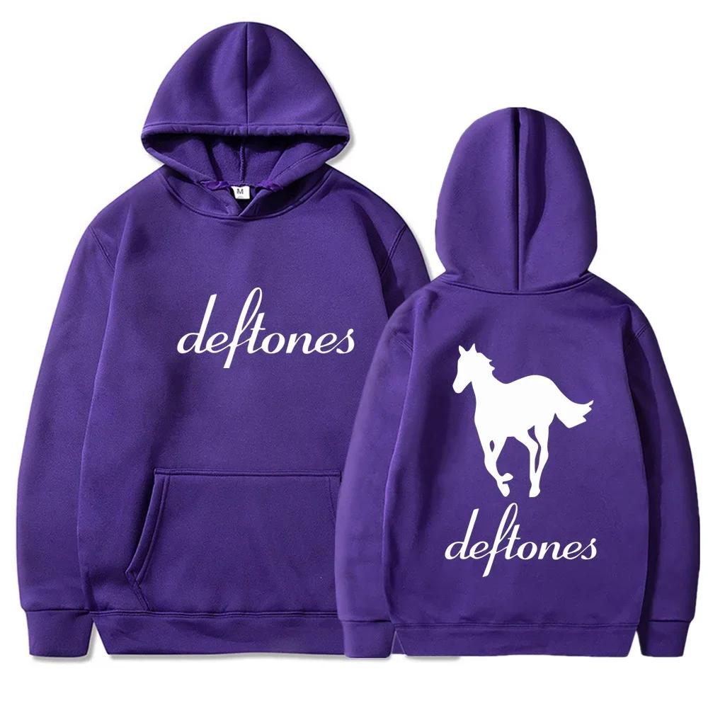New autumn and winter fashion brand Deftones hoodie men's fashion long sleeved women's casual Harajuku street pullover