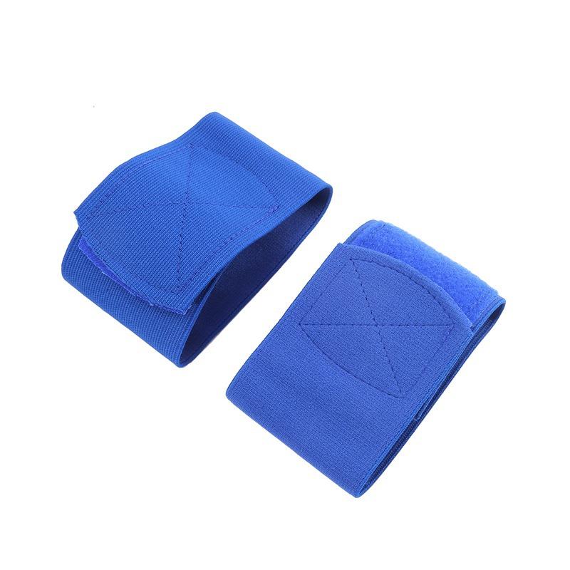 Black Football Shin Guards, Fixed Ankle Straps, Compression Ankle Support Brace, Fixed Strap Patch