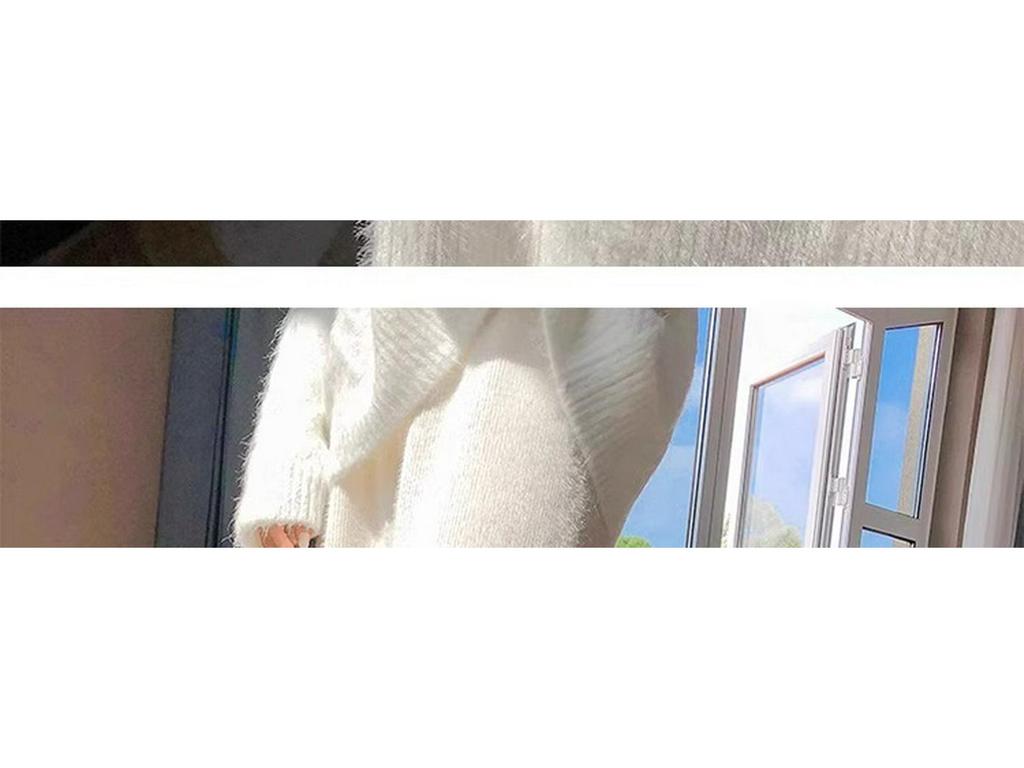 145cm Petite High-Waisted Thick Plush Warm Loose Slimming Wide-Leg Pants for Women