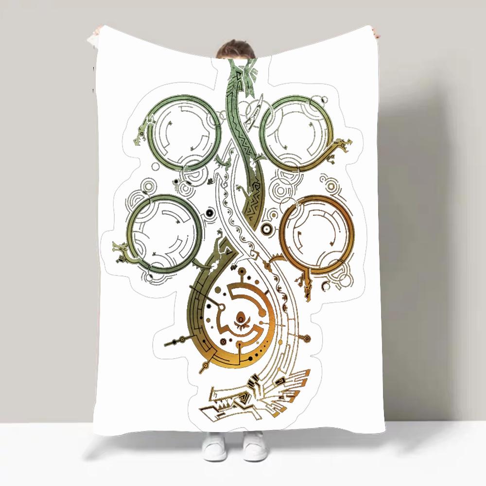 Game Monster Hunter Wilds Blanket Design Lightweight For Dorms, Naps, Living Room, Office,Sofa,All-Season