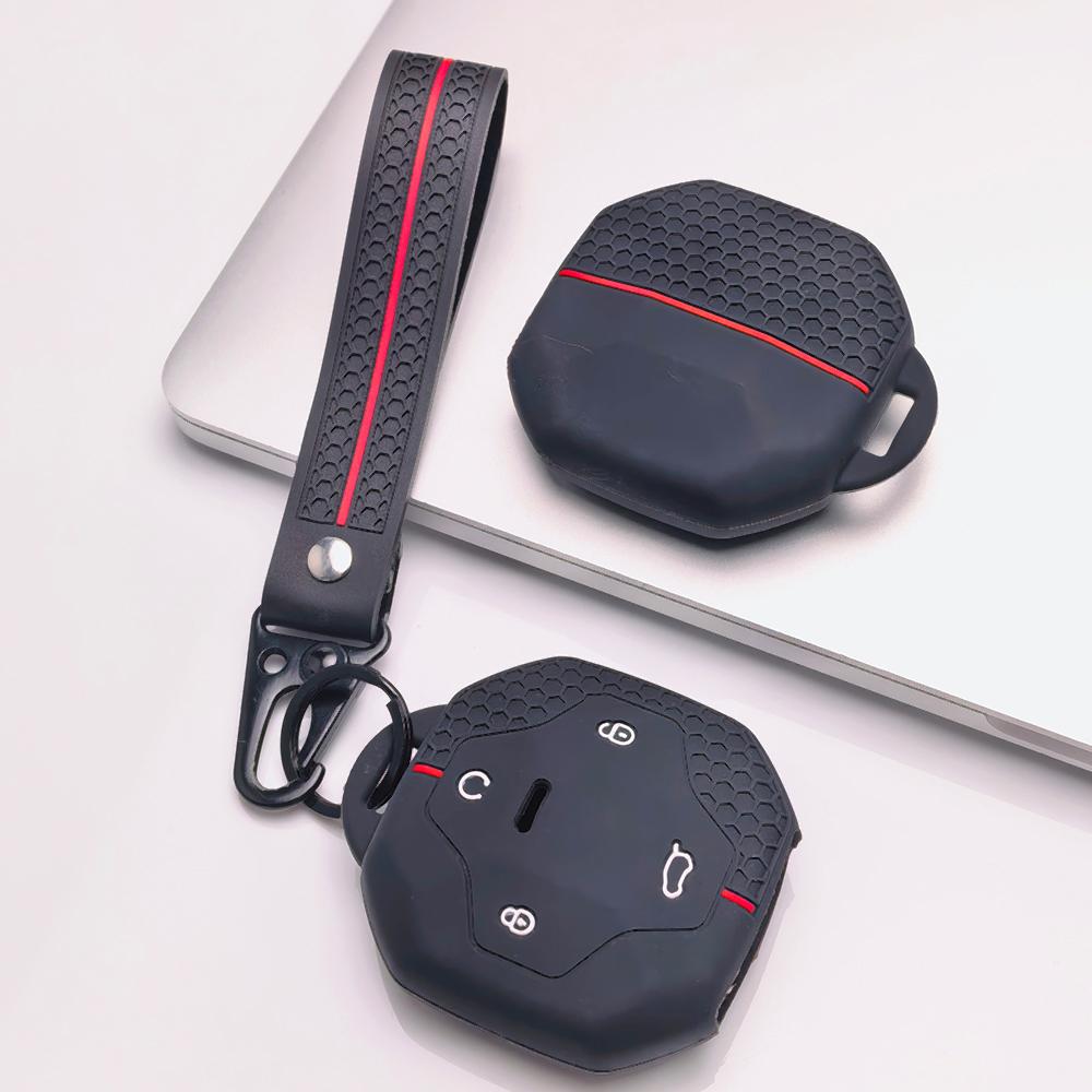 Portachiavi Copri Telecomando per Jetour Shanhai T2 L9 T3 Traveler Dashing Superficie Antigraffio Struttura Antiurto Texture Morbida al Tatto Design Facile da Installare