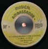 7inch Record JAH WALTON  All Kina People Come A Dance MA005 Musical Ambassa 1979 Jamaica Reggae Ska  Dub Used