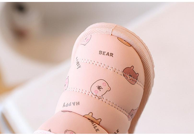 Children's Cartoon Snow Boots - Warm Toddler & Infant Cotton Shoes