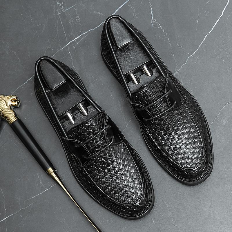 

Мода Модные классические черные универсальные мужские кожаные туфли удобные мокасины Модный стиль Офис Вечеринка На Открытом Воздухе Путешествия Мужская обувь 44 чёрный