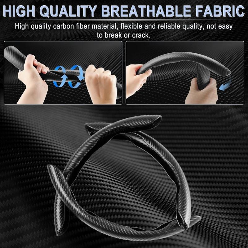 For Citroen C3 C5 Aircross 2017~2025 Car Steering Wheel Cover Booster Non-Slip Protect Cover Provide Lasting Durable Accessories