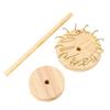 Fashionable Adjustable Sturdy Wood Necklace Holder Creative Jewelry Display Stand Portable for Space Saving Storage