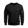 2026 Mens Printed Crewneck Sweatshirt Casual Slim Fit Top Teens