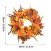 New Autumn Harvest Festival Wreath for Door or Wall - Thanksgiving Floral Home Decoration