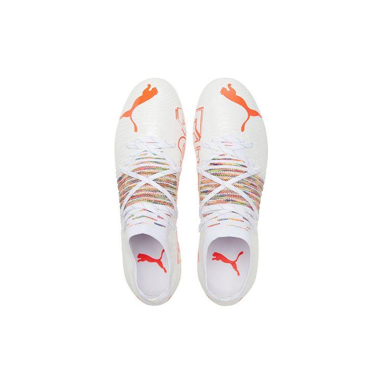 Puma Future Z 2.1 Comfortable Versatile MG (Rubber Short Studs) Artificial Grass Soccer Shoes Men Sneaker White 106380-02