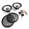 Pcinener Car 17cm Separate Speaker Component Tweeter Set with Grille for Car Use TS-650 Speakers,