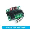 W1209 DC 5V 12V heat cool temp thermostat temperature control switch temperature controller thermometer thermo controller