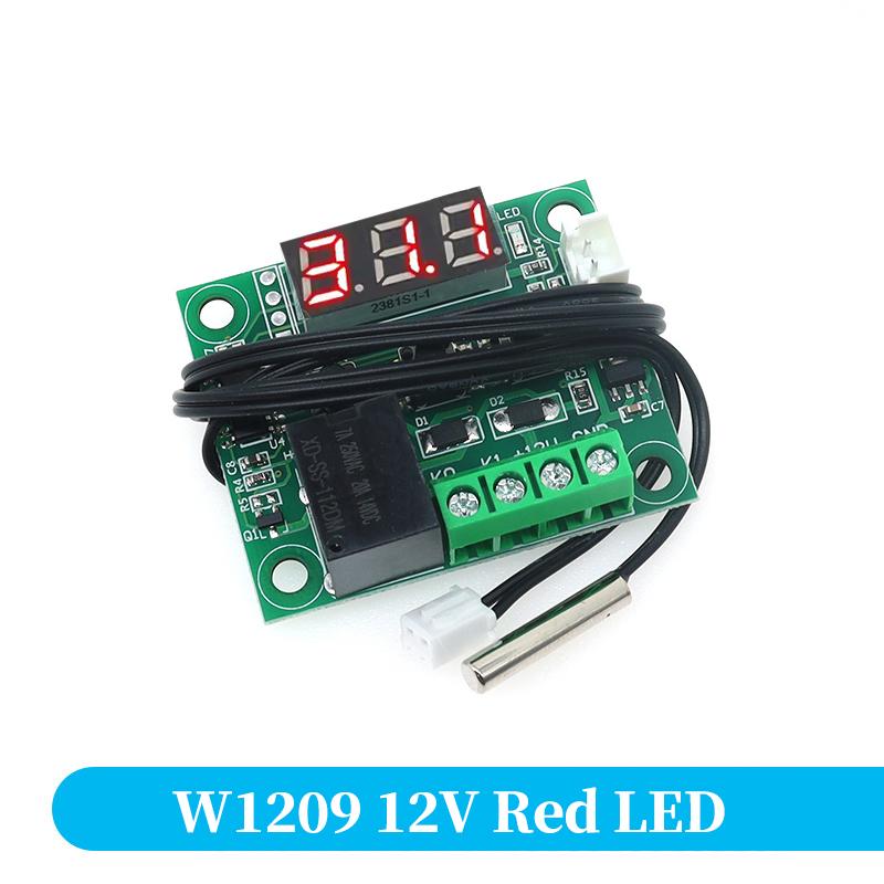 W1209 DC 5V 12V heat cool temp thermostat temperature control switch temperature controller thermometer thermo controller